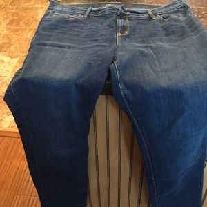 Straight leg jeans